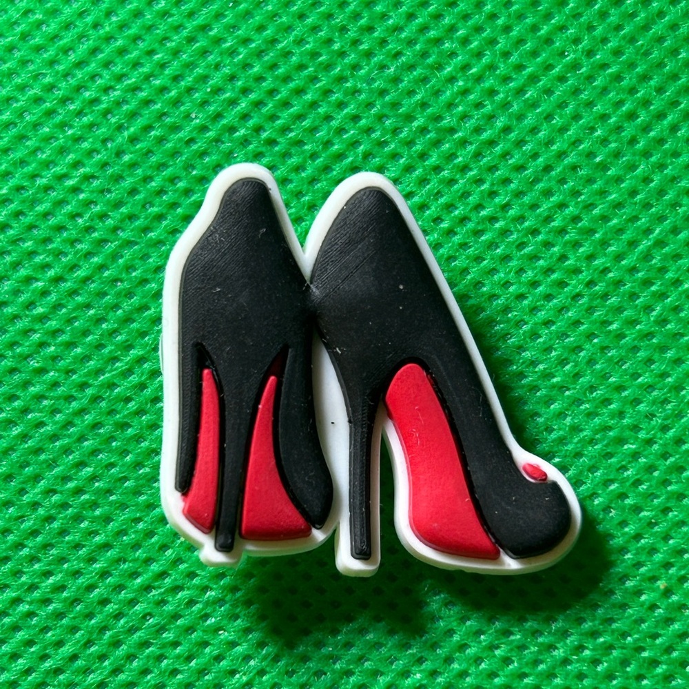 🌼 (5/$10 or 10/$15) NEW “Red Bottoms” Fun Croc Shoe Charm Collection